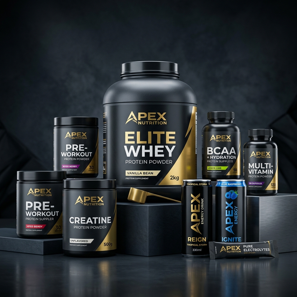 Sports nutrition product lineup